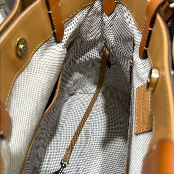 Dooney & Bourke Brown Leather Backpack - Picture 5 of 12